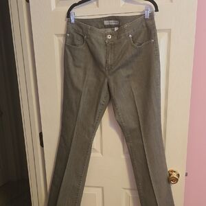 Chico's Platinum Denim in Olive Green